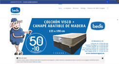 Desktop Screenshot of bedszaragoza.es